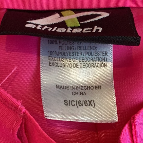 Athletech PINK snow pants, Size 6/6X (YOUTH) like new condition. - Picture 9 of 9